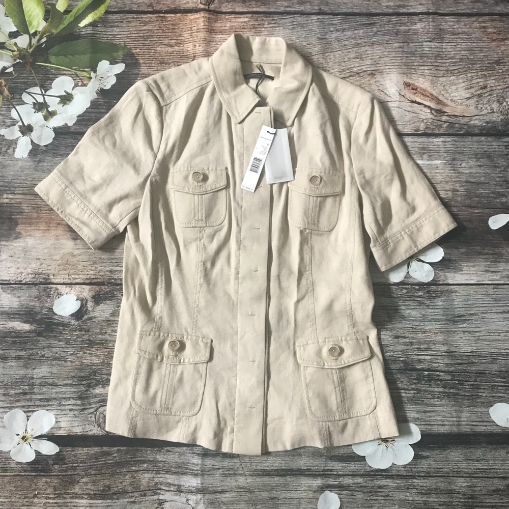 Elie Tahari Cargo Jacket - Picture 3 of 8
